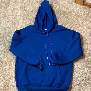 New - Cozy Blue Hoodie, Small